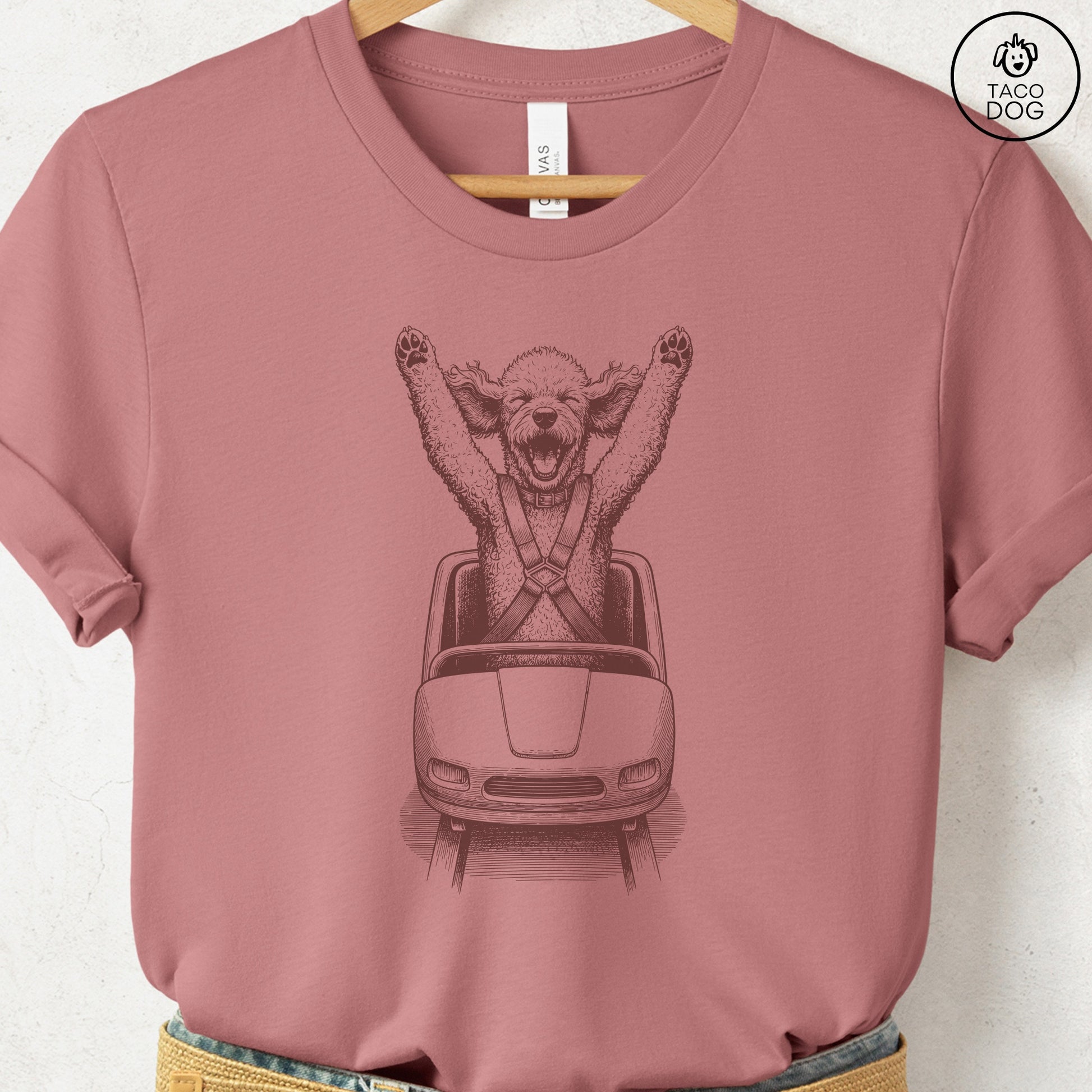 Poodle Roller Coaster T-Shirt