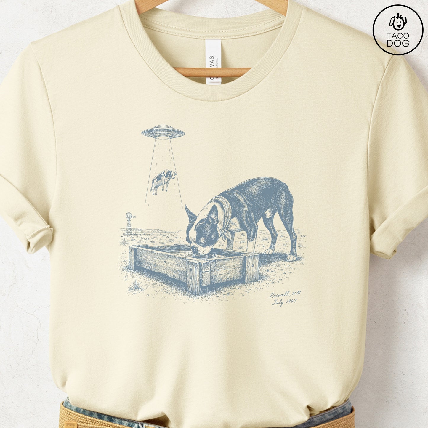 Boston Terrier Roswell T-Shirt