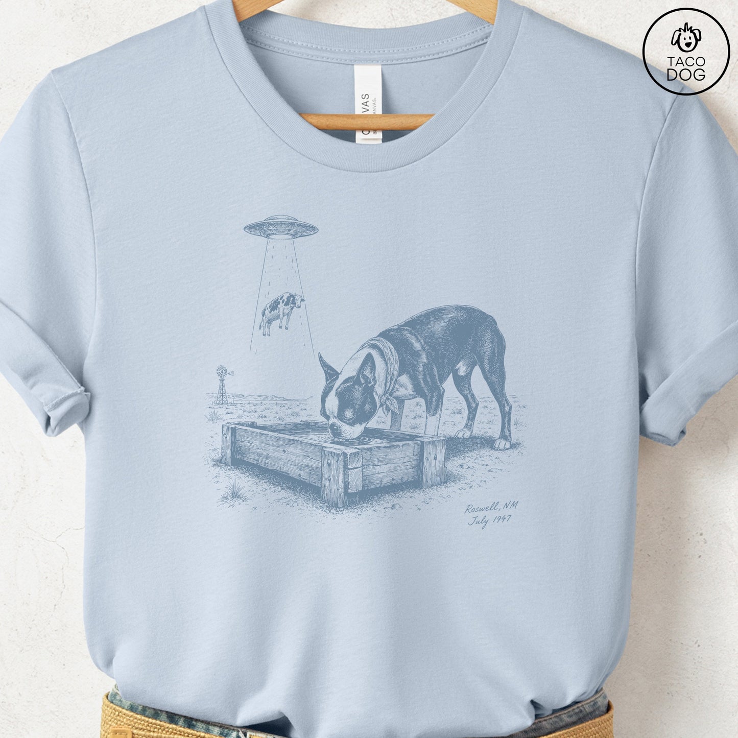 Boston Terrier Roswell T-Shirt