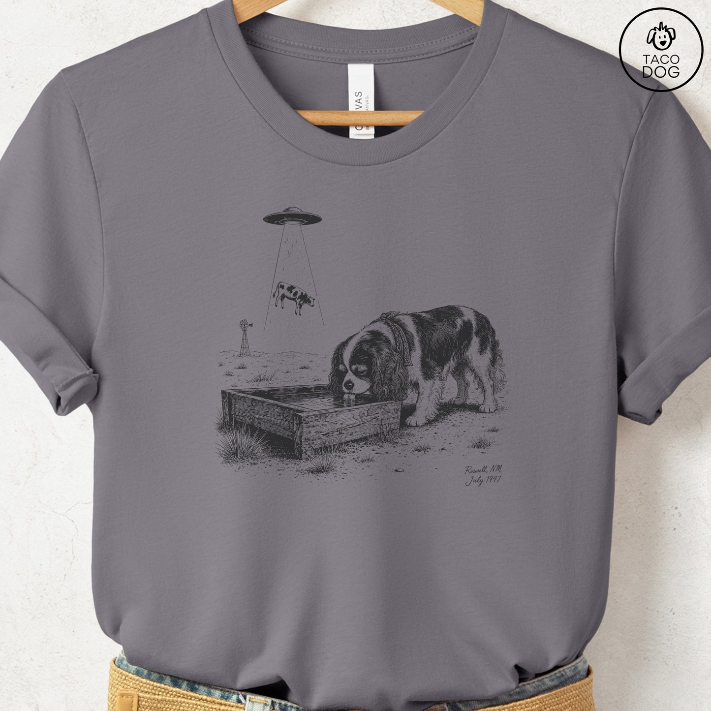 Cavalier King Charles Spaniel Roswell T-Shirt