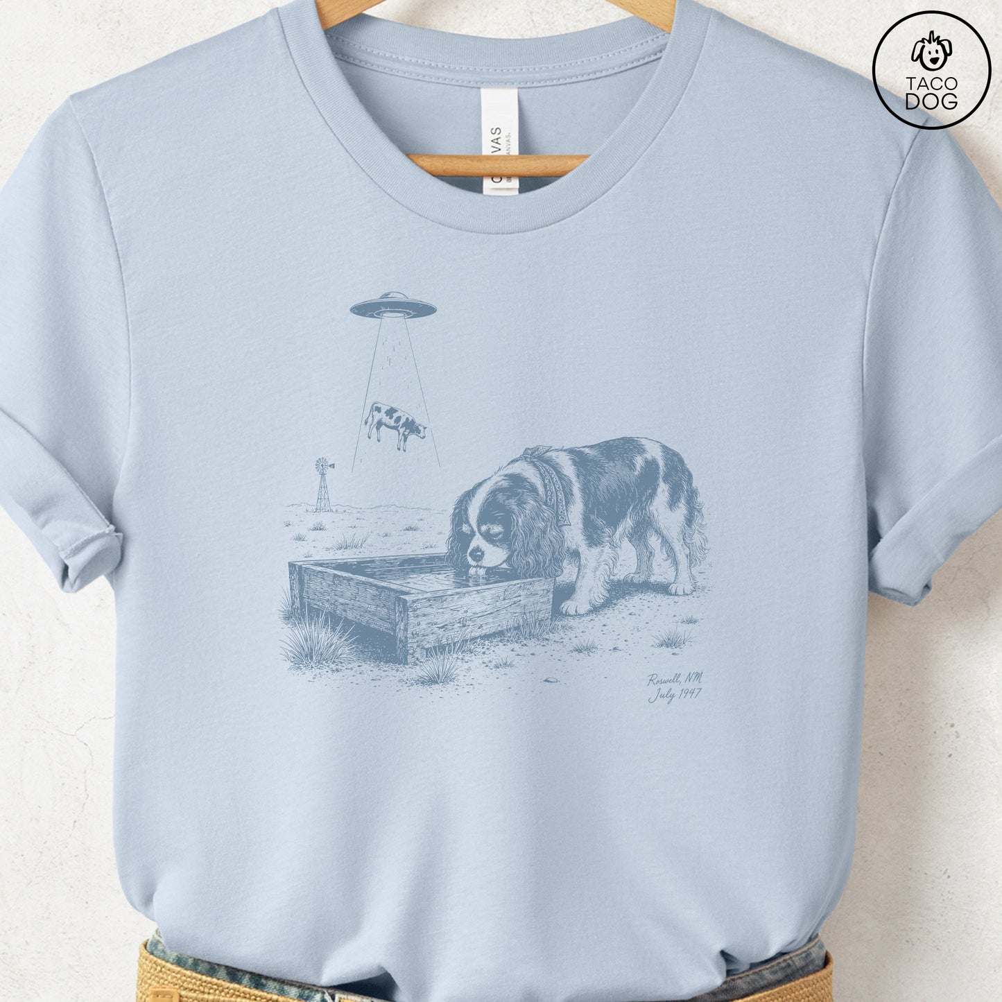 Cavalier King Charles Spaniel Roswell T-Shirt