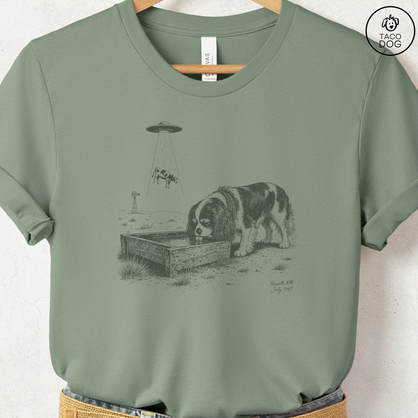 Cavalier King Charles Spaniel Roswell T-Shirt