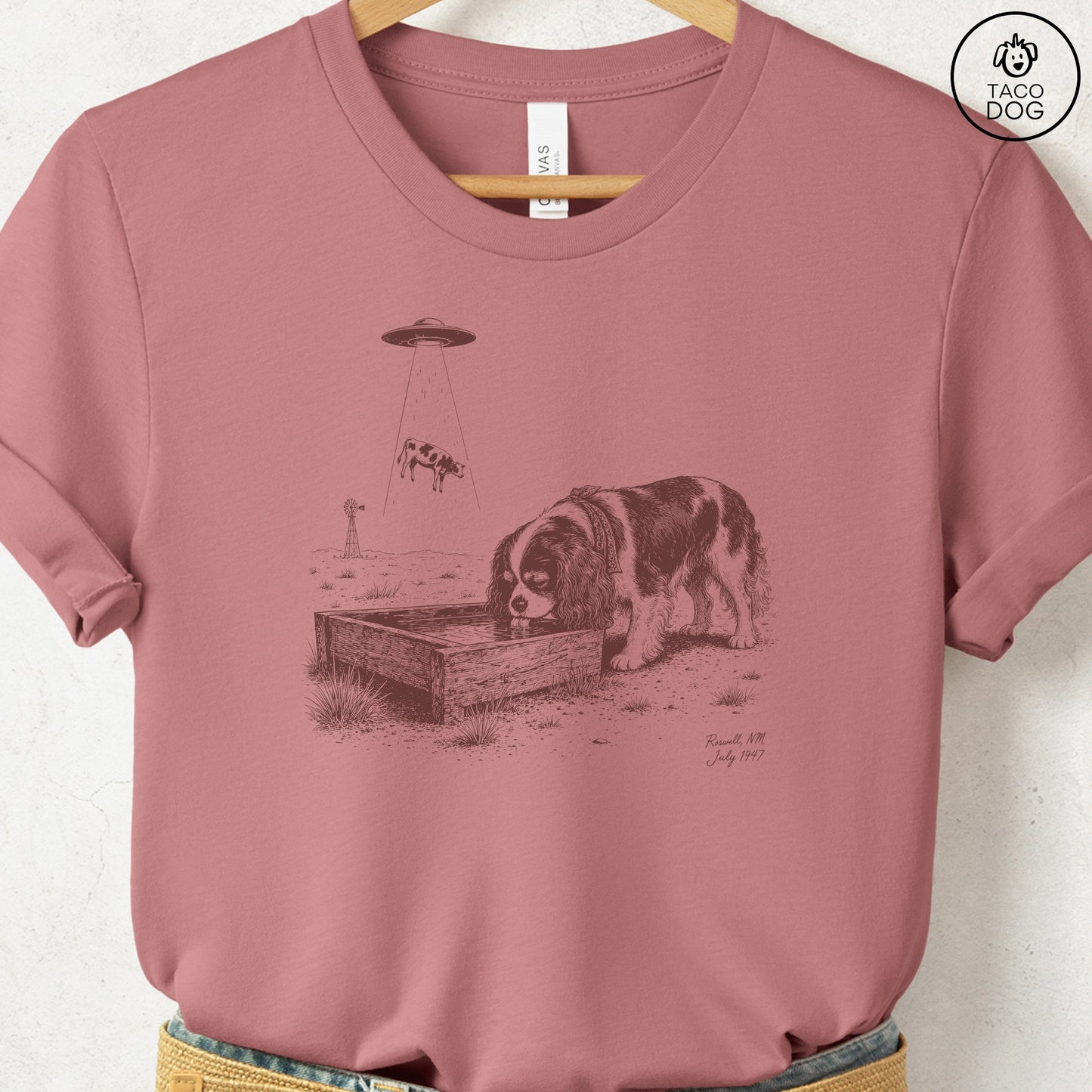 Cavalier King Charles Spaniel Roswell T-Shirt