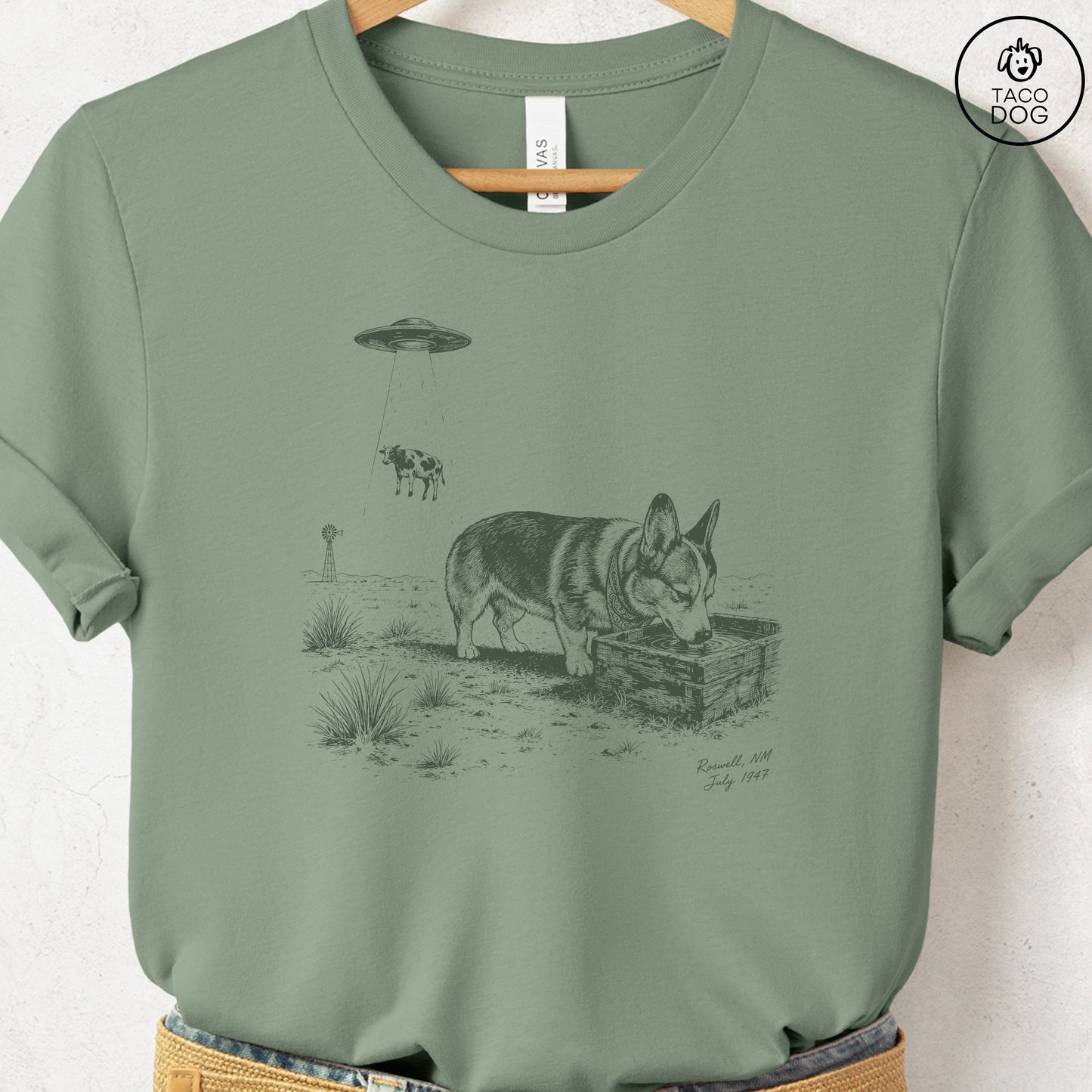 Corgi Roswell T-Shirt