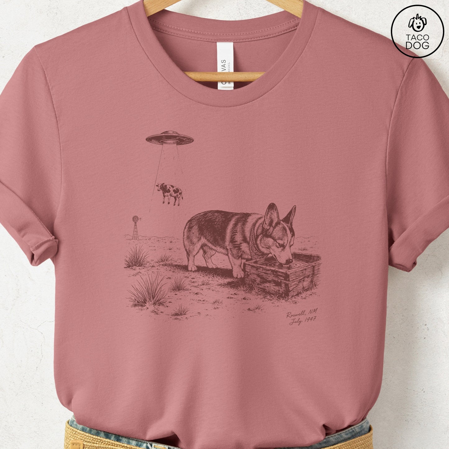 Corgi Roswell T-Shirt