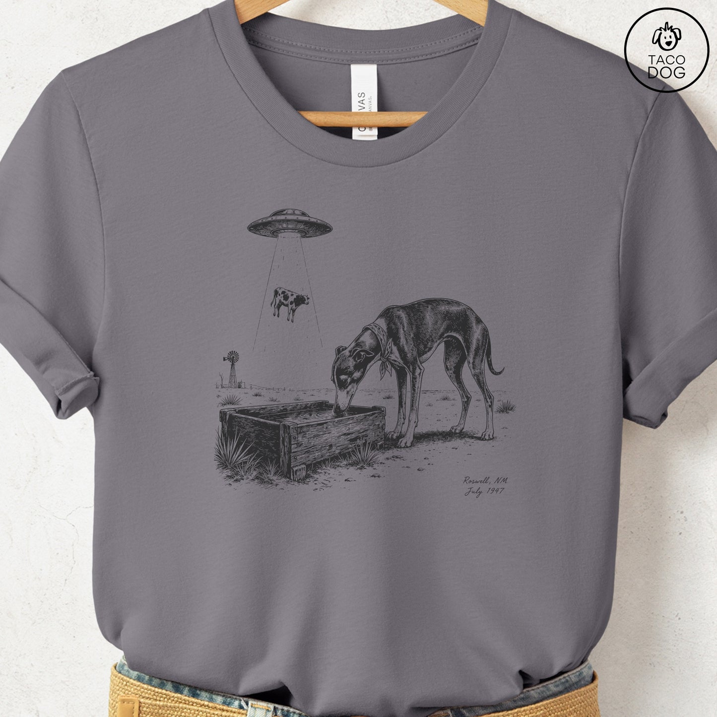 Italian Greyhound Whippet Roswell T-Shirt