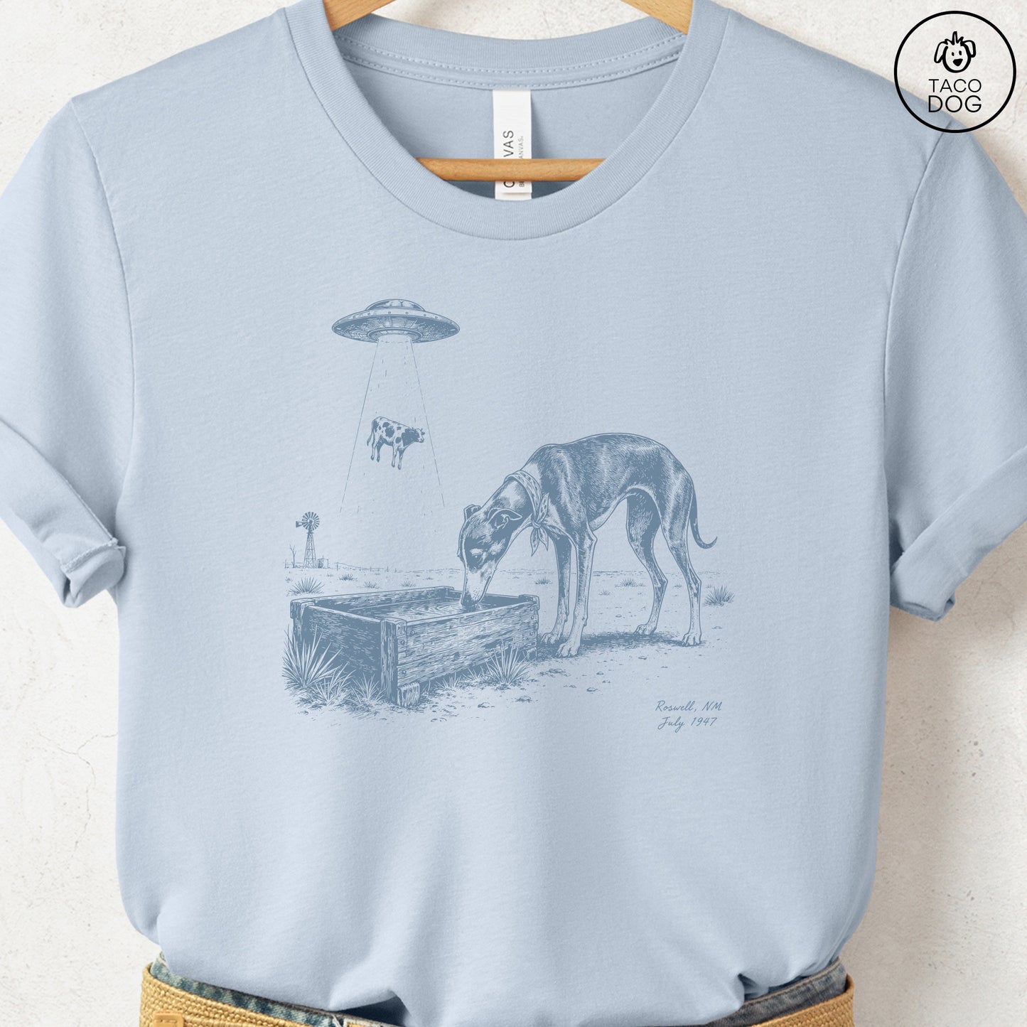Italian Greyhound Whippet Roswell T-Shirt