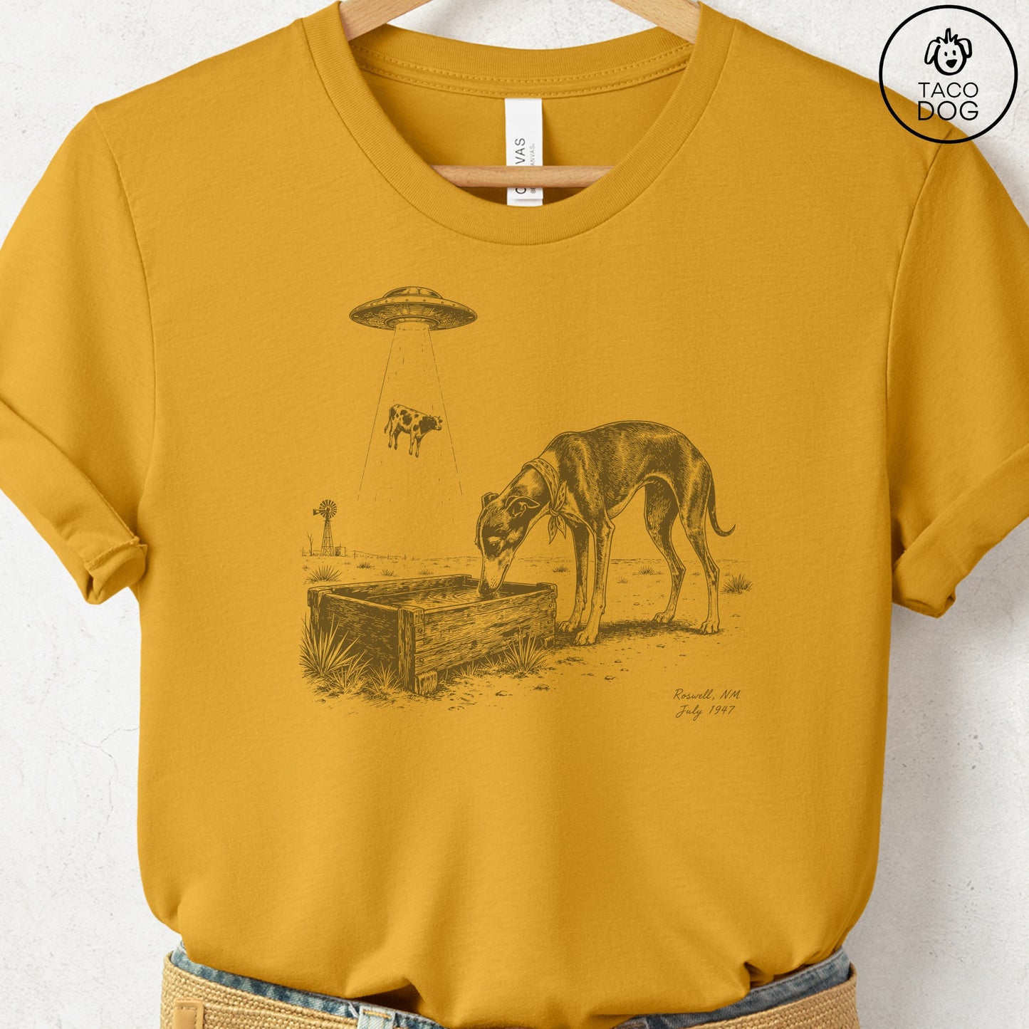 Italian Greyhound Whippet Roswell T-Shirt
