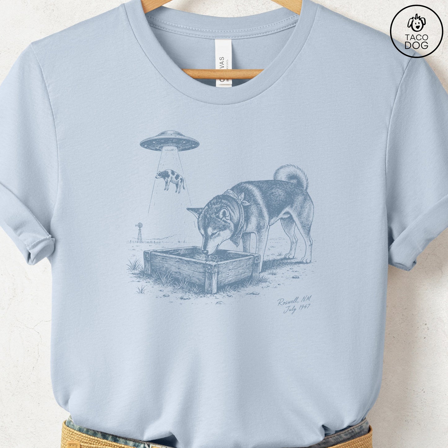 Shiba Inu Roswell T-Shirt