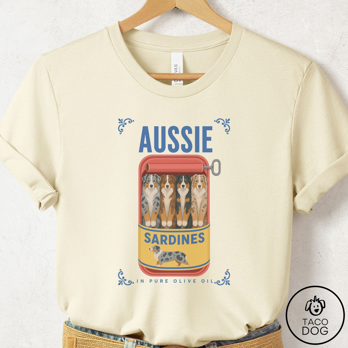 Australian Shepherd Sardines T-Shirt