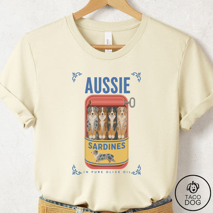 Australian Shepherd Sardines T-Shirt