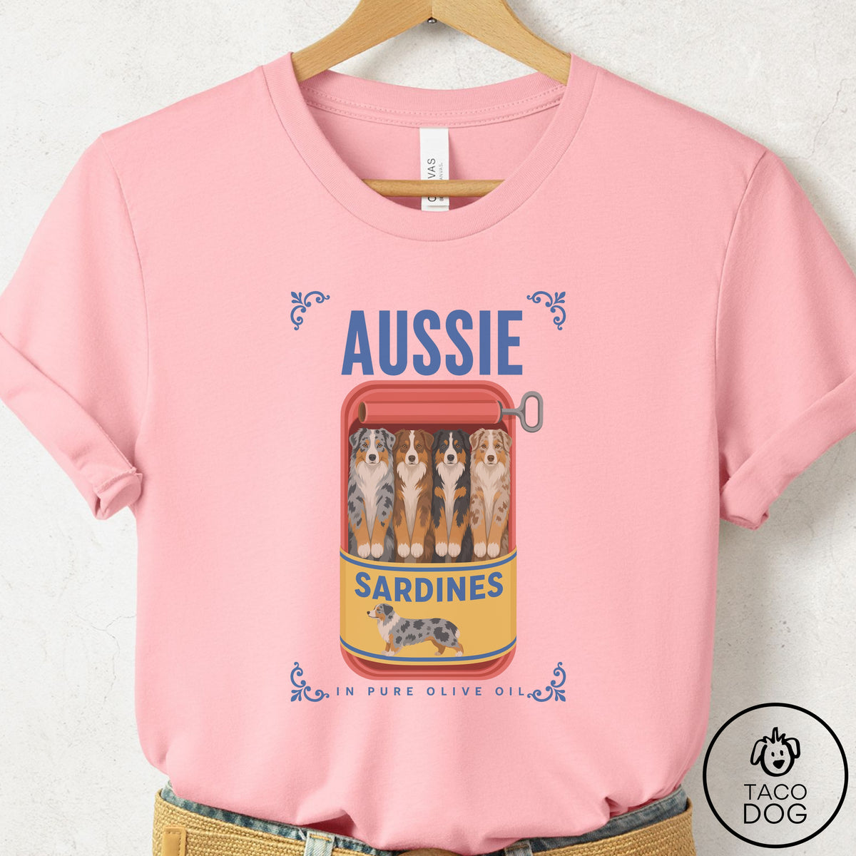Australian Shepherd Sardines T-Shirt