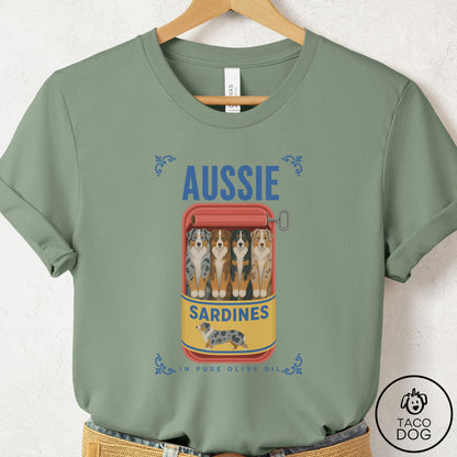 Australian Shepherd Sardines T-Shirt