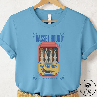 Basset Hound Sardines T-Shirt