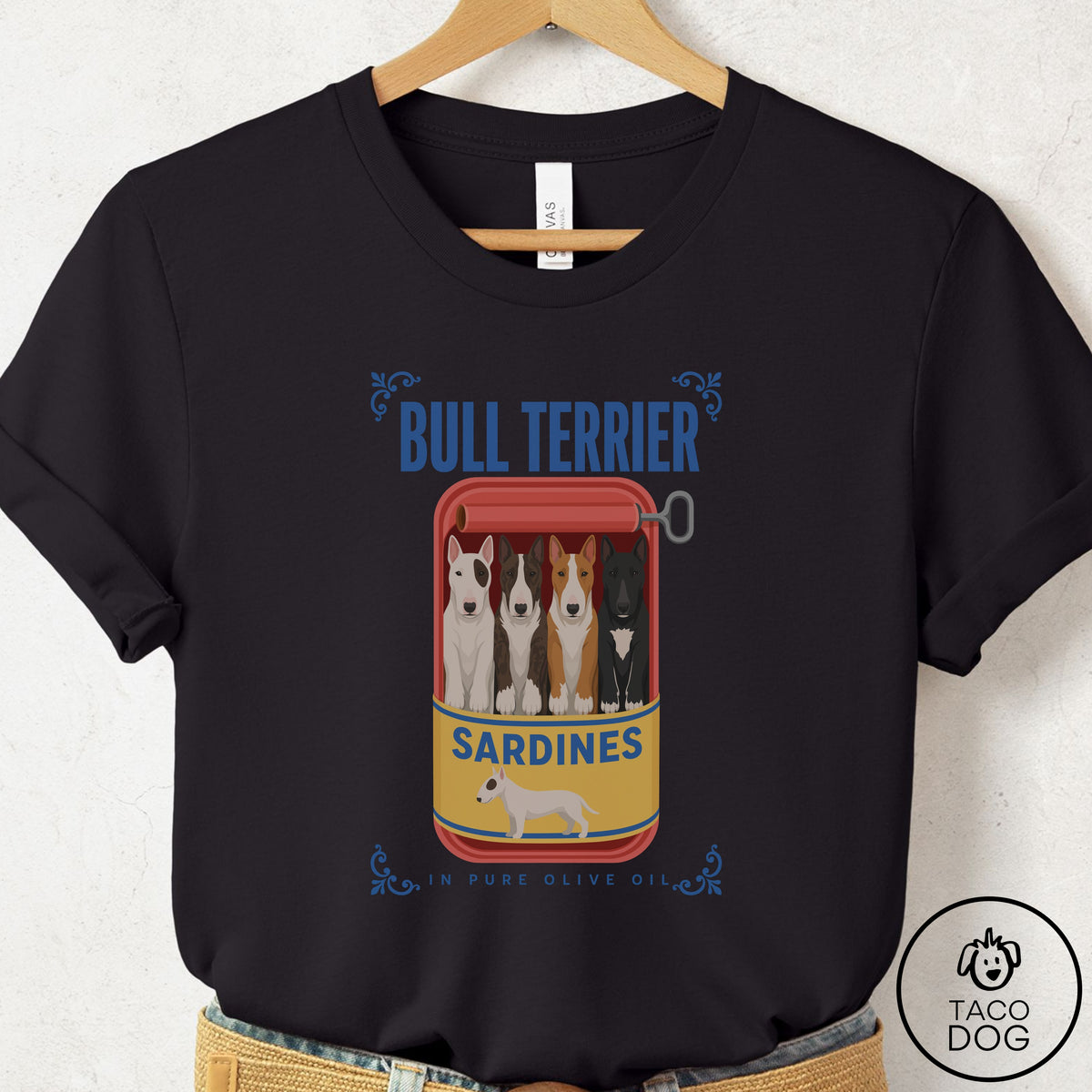 Bull Terrier Sardines T-Shirt