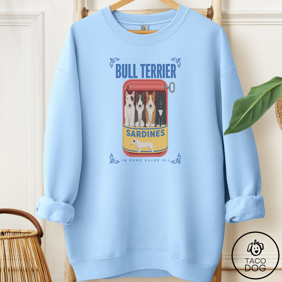 Bull Terrier Sardines Sweatshirt