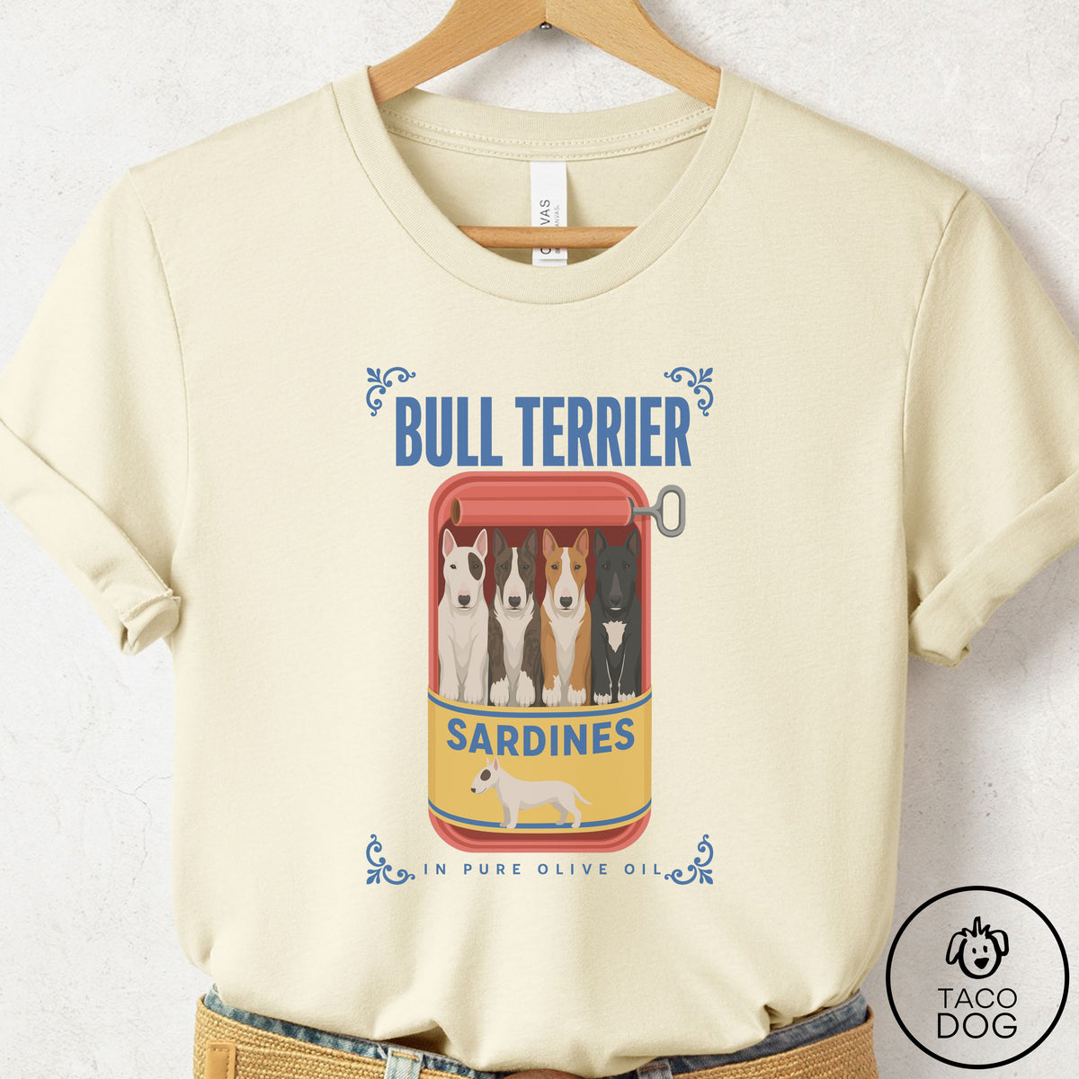 Bull Terrier Sardines T-Shirt