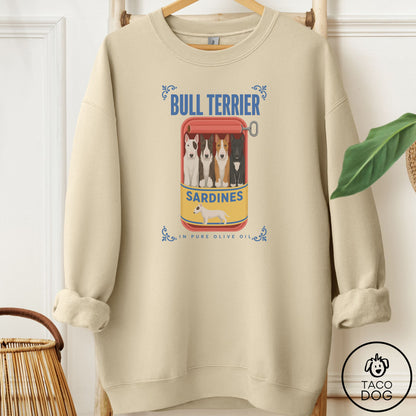 Bull Terrier Sardines Sweatshirt
