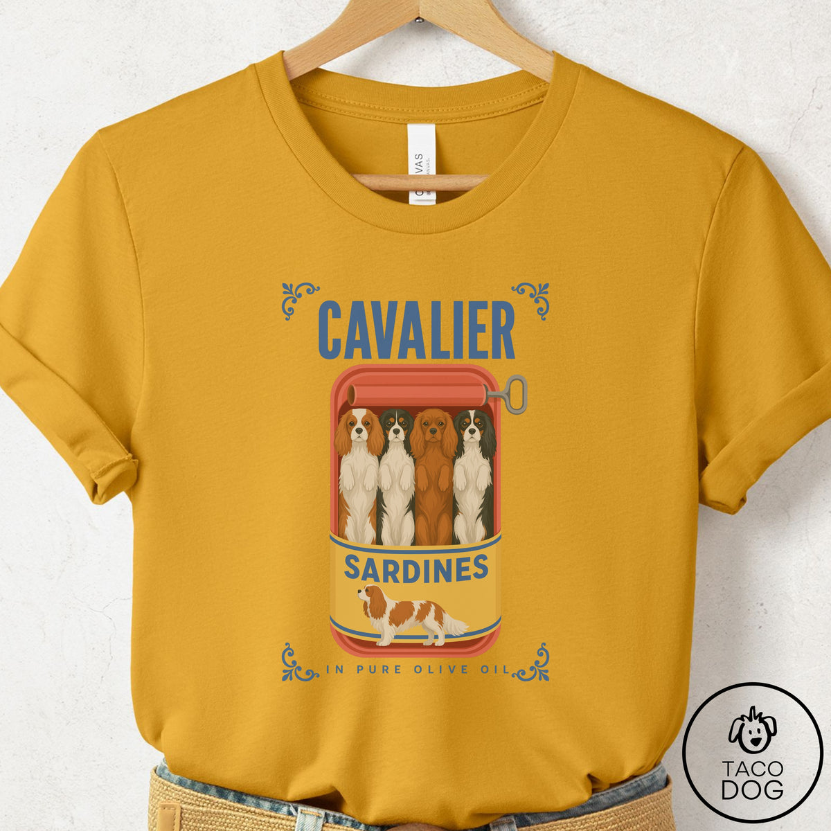 Cavalier King Charles Spaniel Sardines T-Shirt