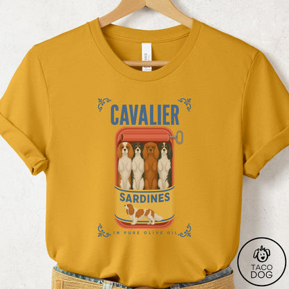 Cavalier King Charles Spaniel Sardines T-Shirt