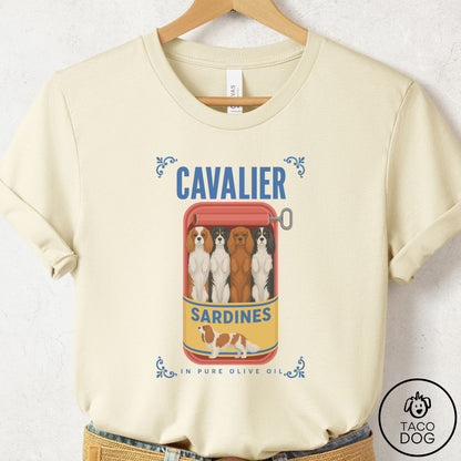 Cavalier King Charles Spaniel Sardines T-Shirt