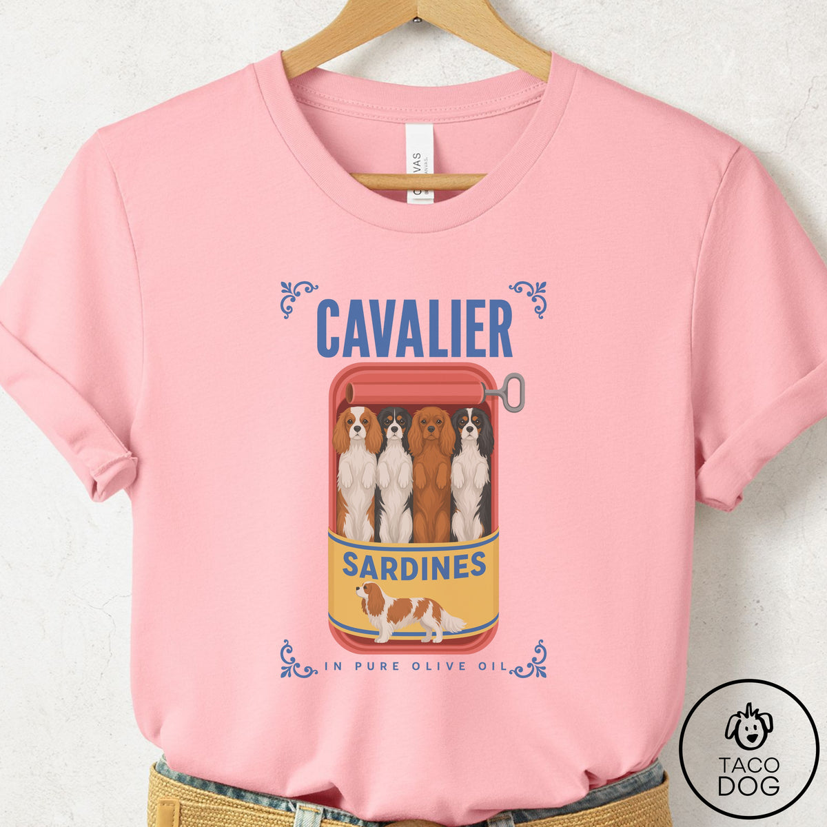 Cavalier King Charles Spaniel Sardines T-Shirt