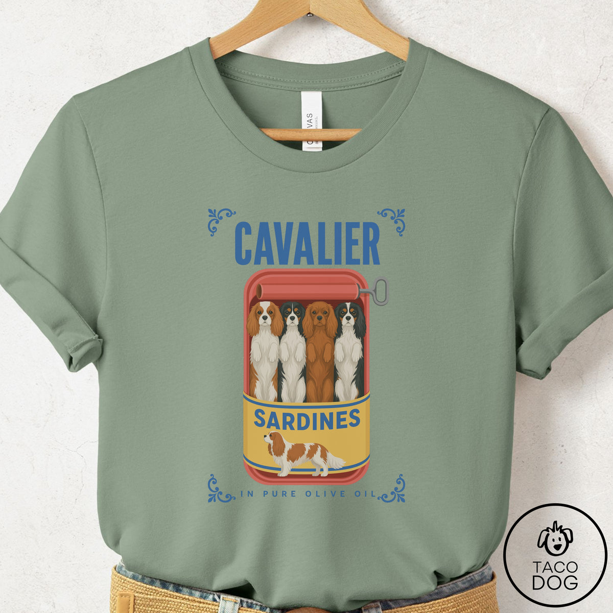 Cavalier King Charles Spaniel Sardines T-Shirt