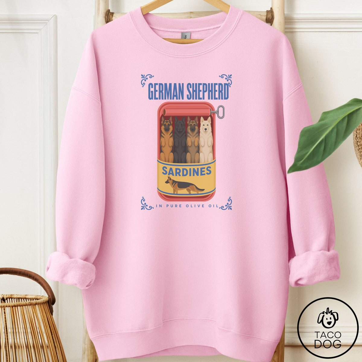 German Shepherd Sardines Sweatshirt