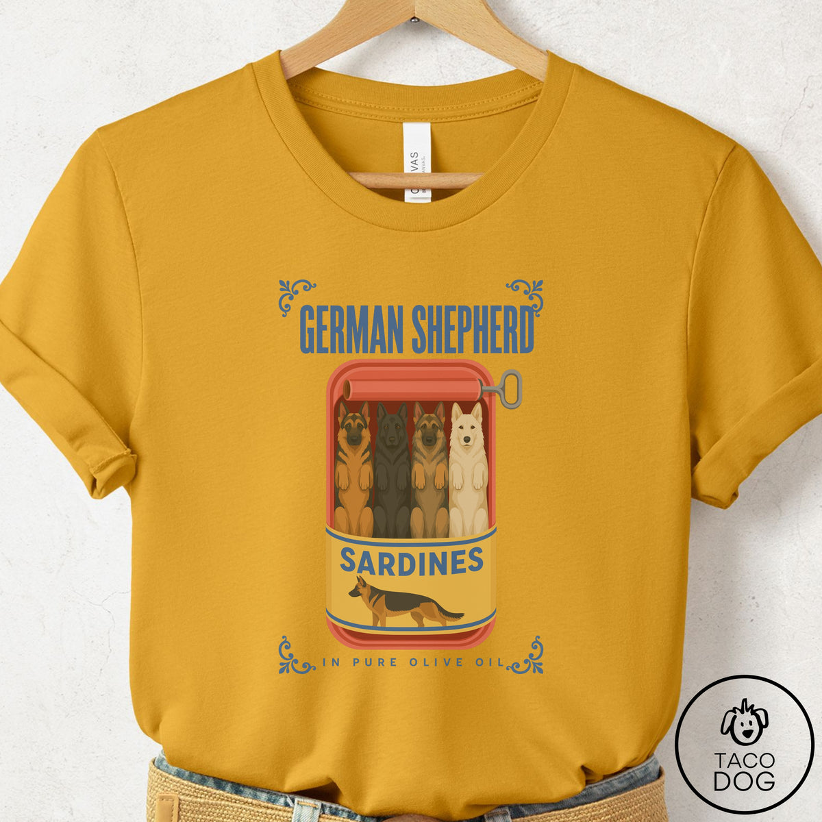 German Shepherd Sardines T-Shirt