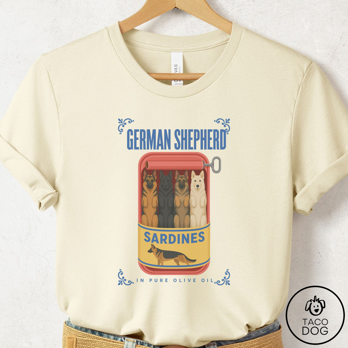 German Shepherd Sardines T-Shirt
