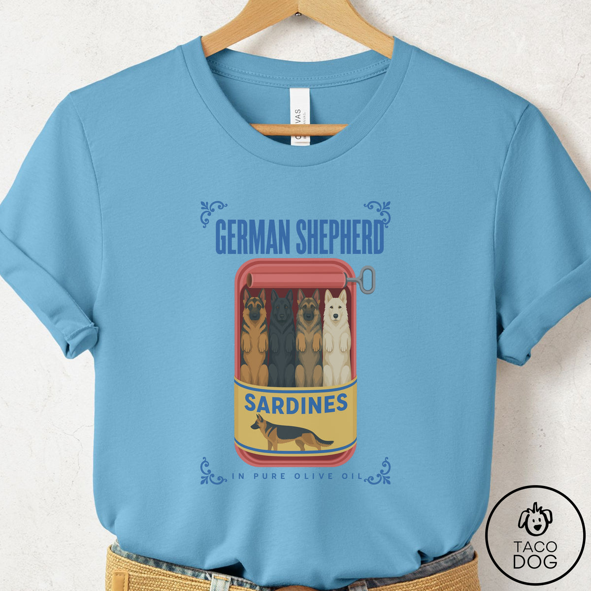 German Shepherd Sardines T-Shirt