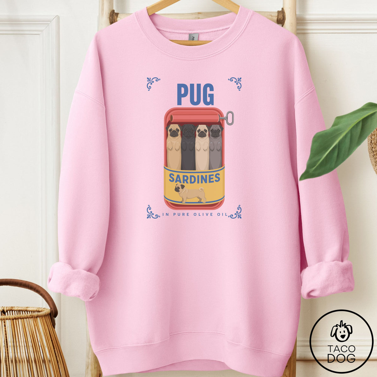 Pug Sardines Sweatshirt