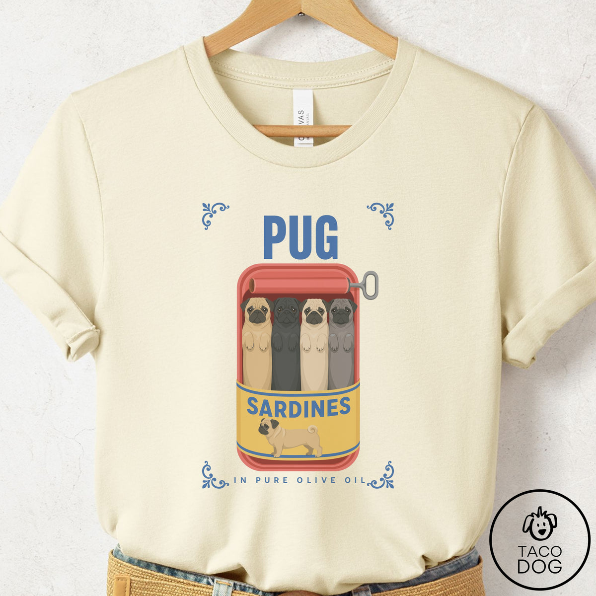Pug Sardines T-Shirt