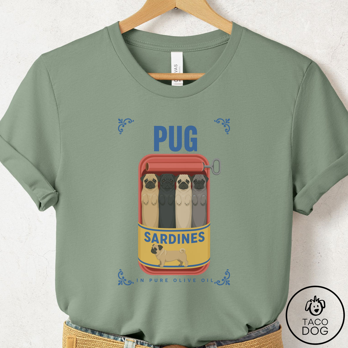 Pug Sardines T-Shirt