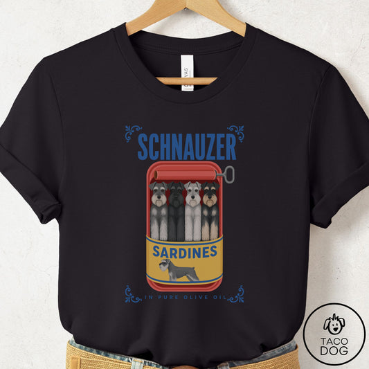Schnauzer Sardines T-Shirt