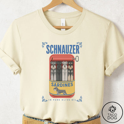 Schnauzer Sardines T-Shirt