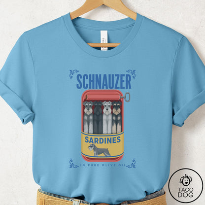 Schnauzer Sardines T-Shirt