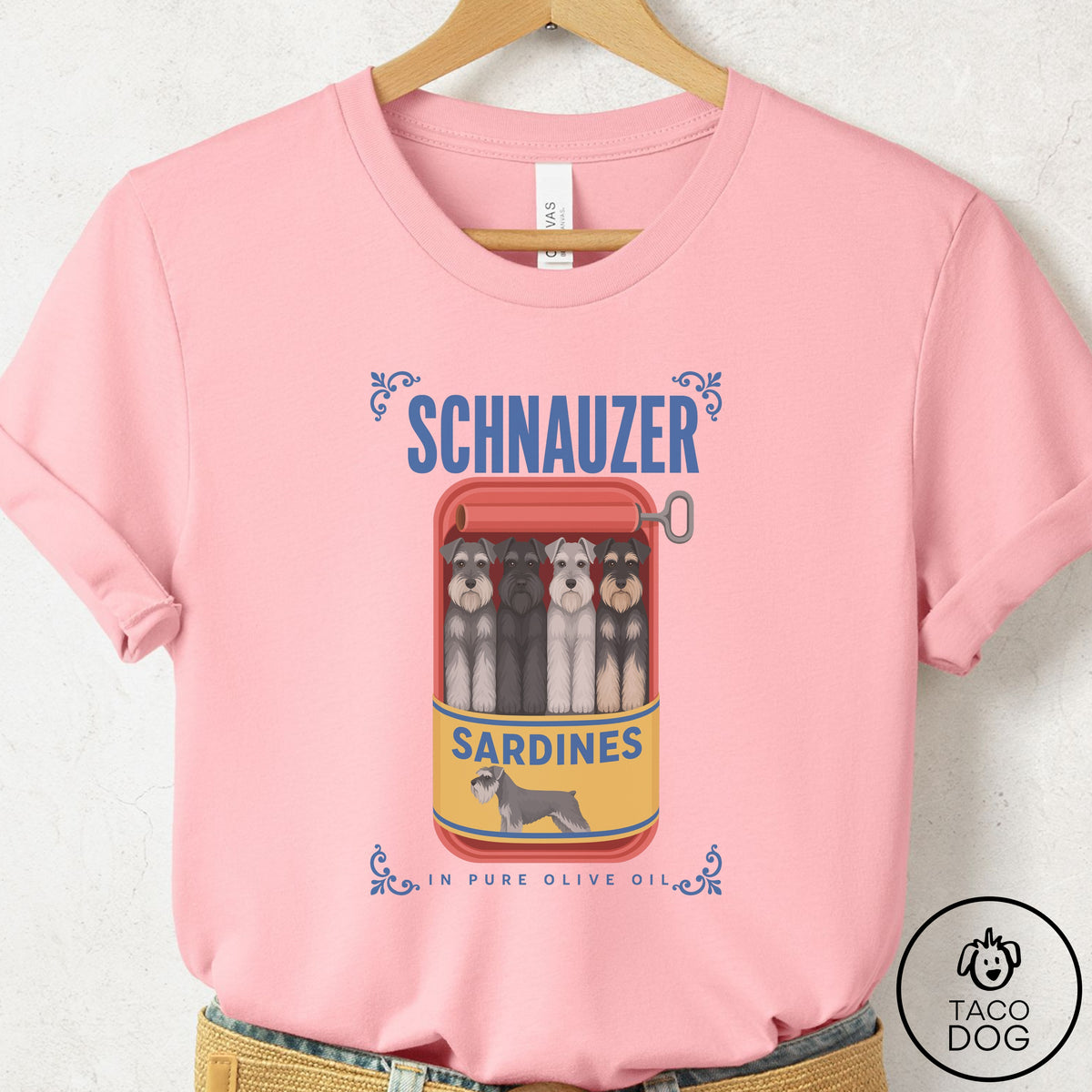 Schnauzer Sardines T-Shirt