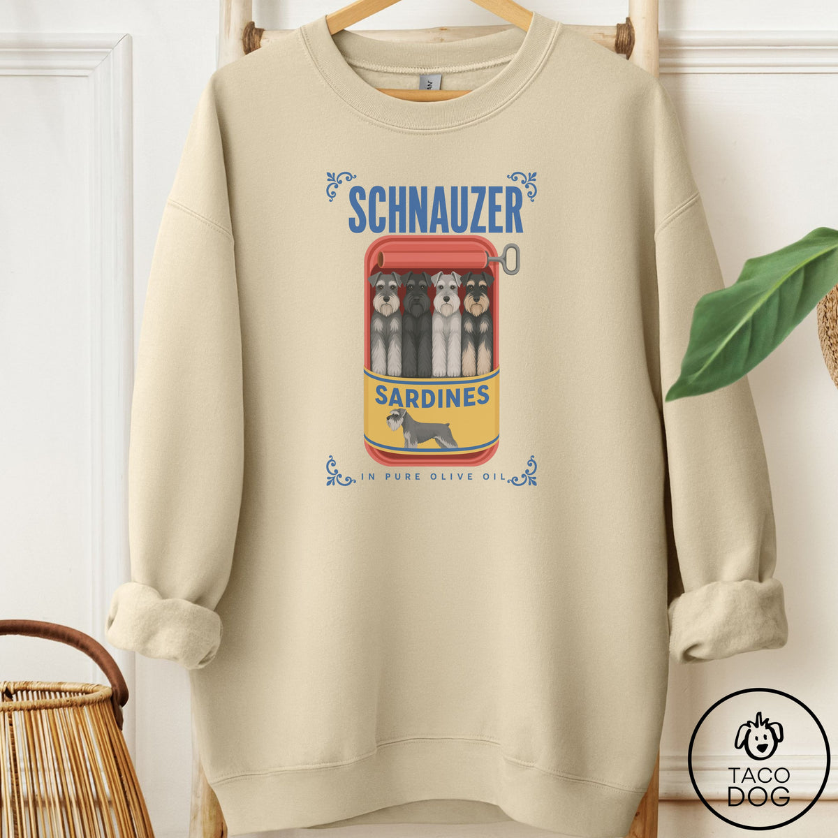 Schnauzer Sardines Sweatshirt