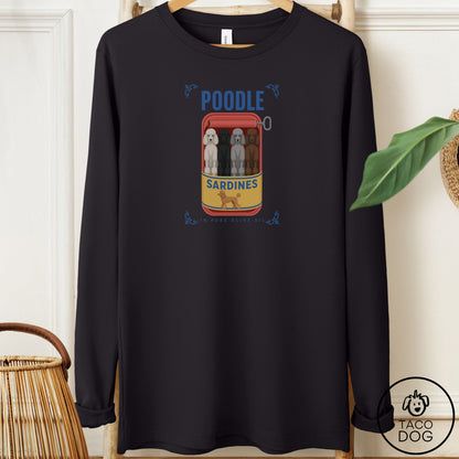 Poodle Sardines Long Sleeve Tee