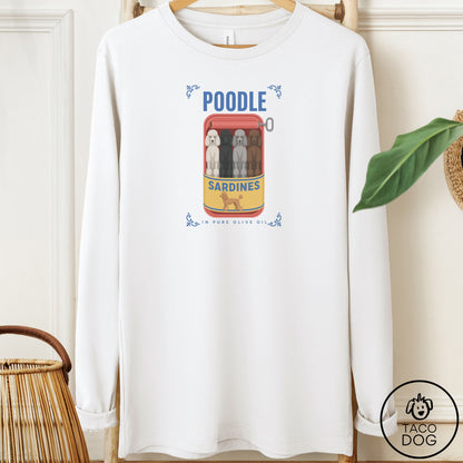 Poodle Sardines Long Sleeve Tee