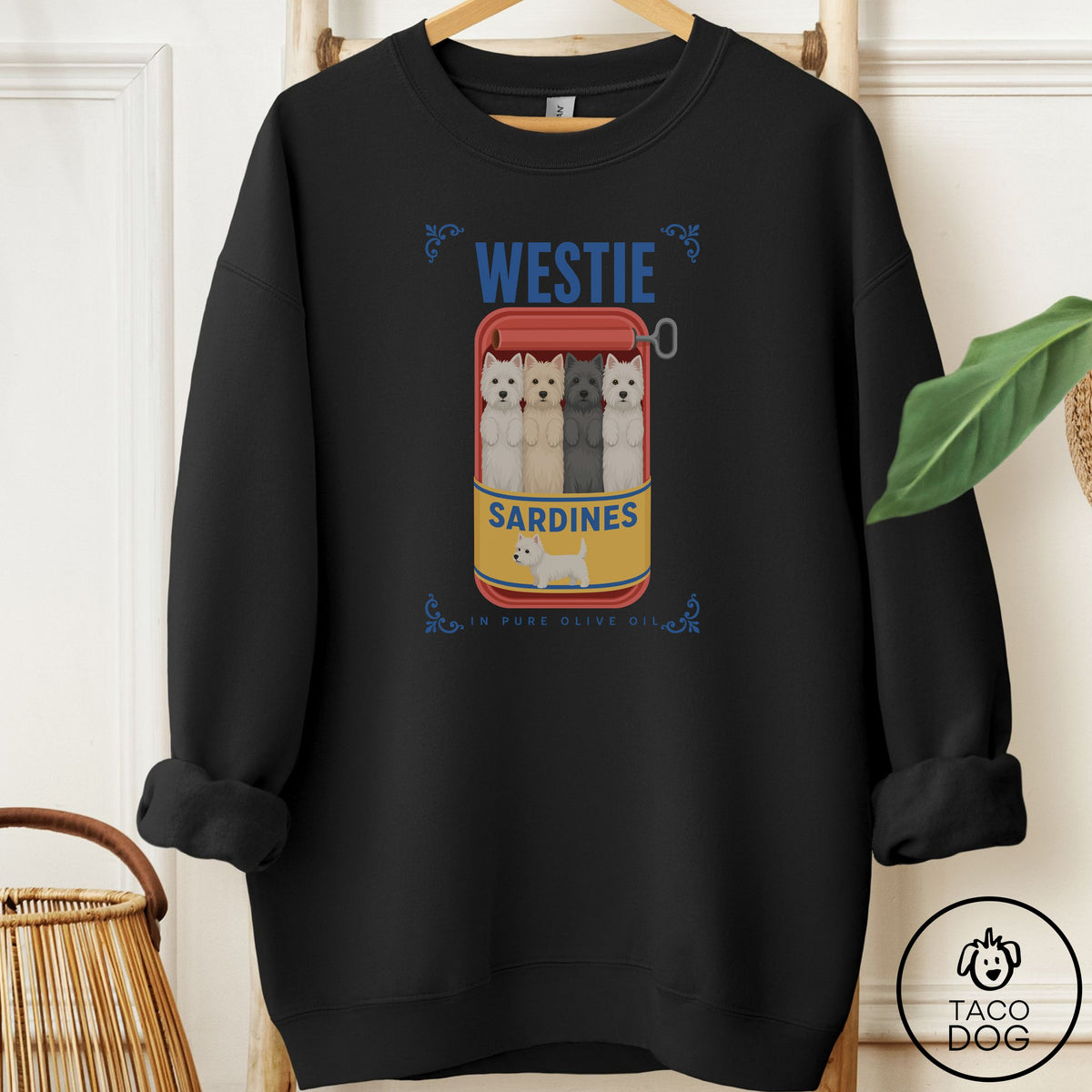 Westie Sardines Sweatshirt