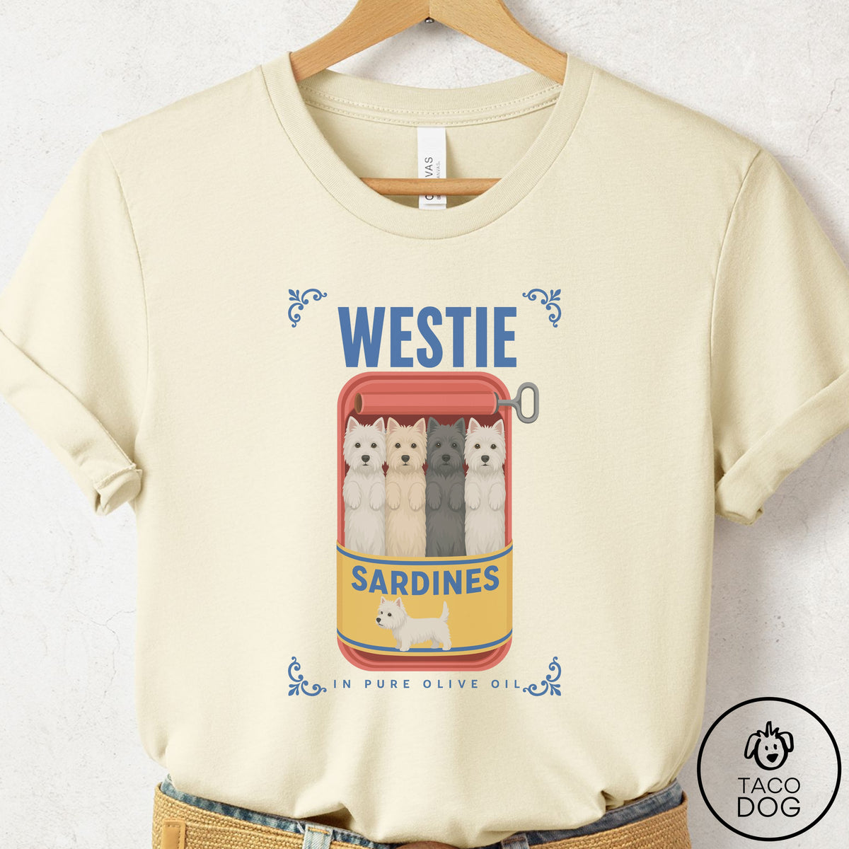 Westie Sardines T-Shirt