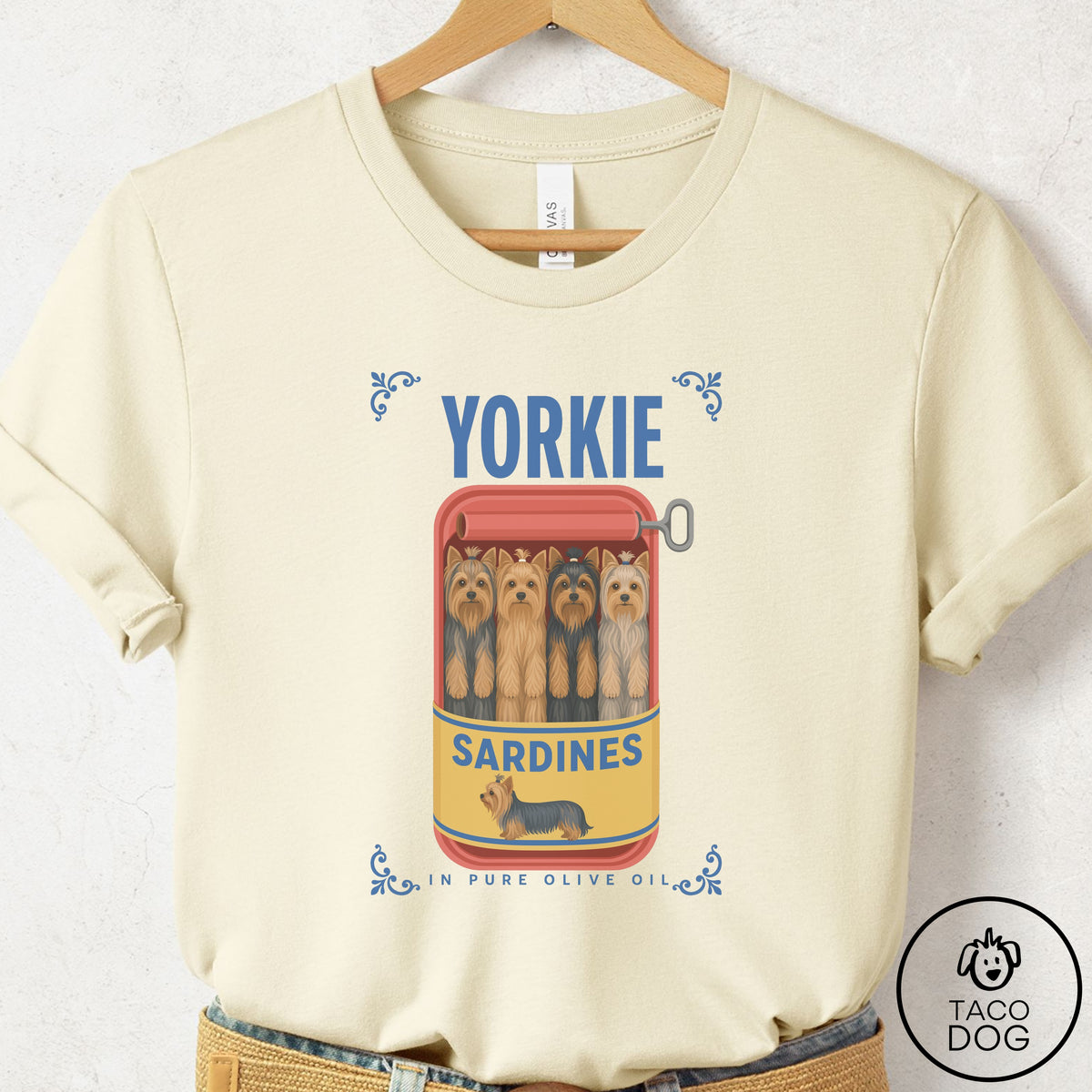 Yorkshire Terrier Yorkie Sardines T-Shirt