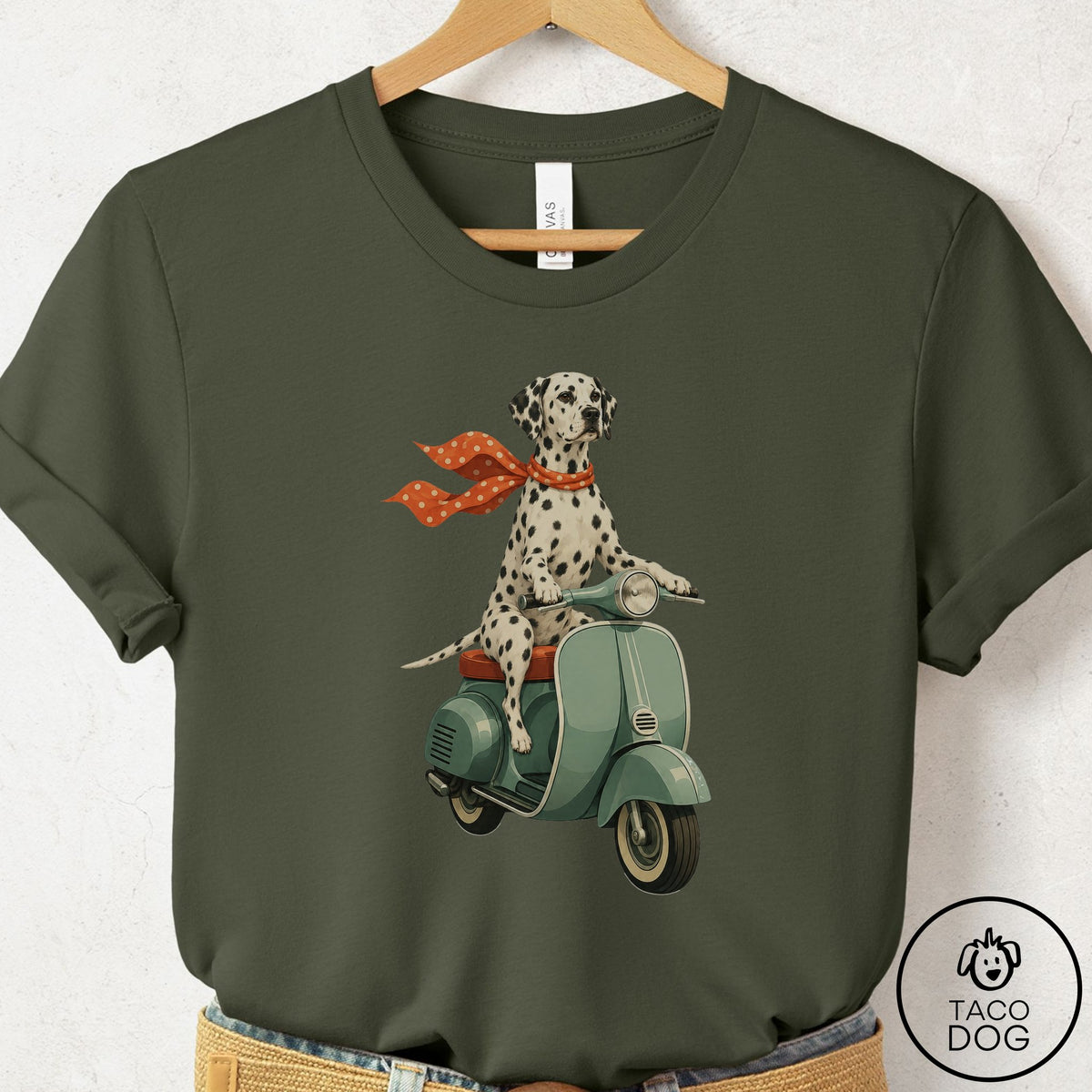 Dalmatian Scooter T-Shirt