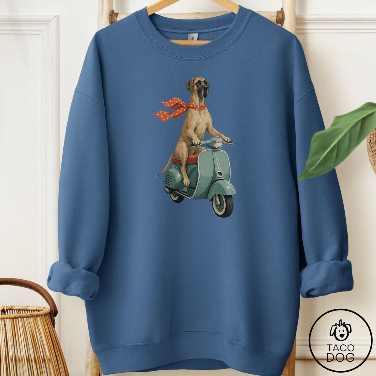 Great Dane Scooter Sweatshirt