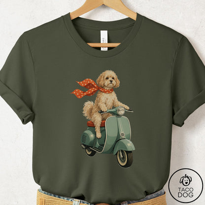 Maltipoo Scooter T-Shirt