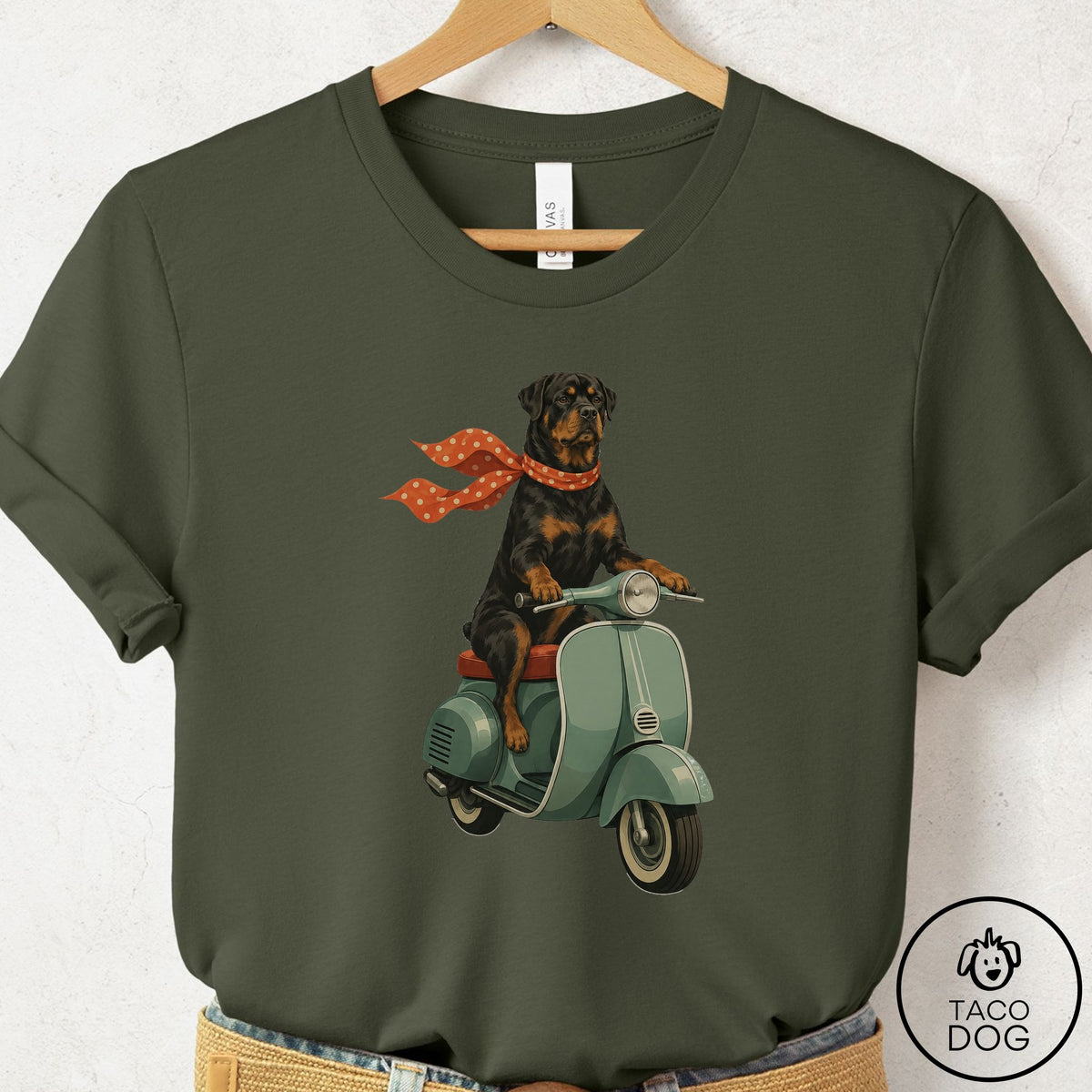 Rottweiler Scooter T-Shirt
