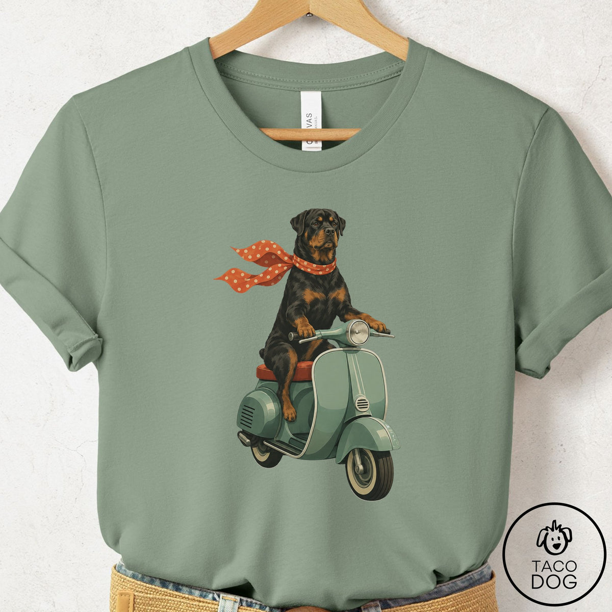 Rottweiler Scooter T-Shirt