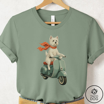 Westie Scooter T-Shirt